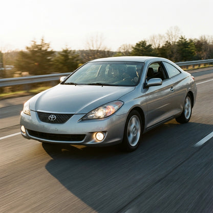Action Shot: Toyota Solara Driving Fast