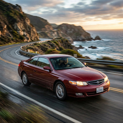 Action Shot: Toyota Solara Driving Fast