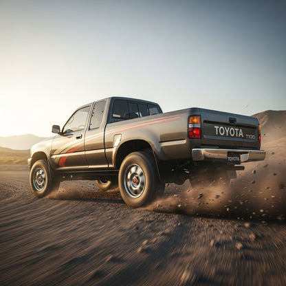 Action Shot: Toyota T100 Driving Fast