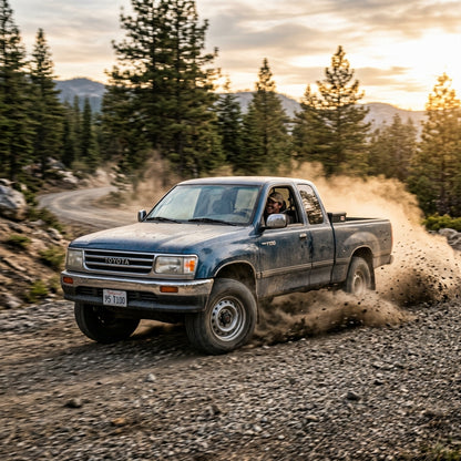 Action Shot: Toyota T100 Driving Fast