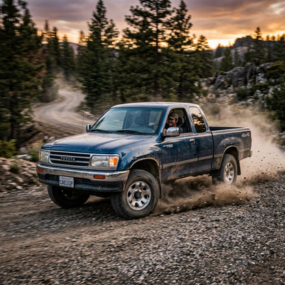 Action Shot: Toyota T100 Driving Fast