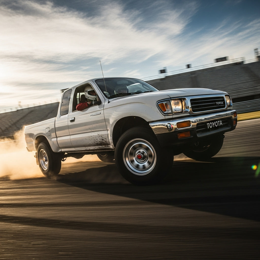 Action Shot: Toyota Tacoma Driving Fast
