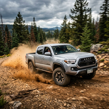 Action Shot: Toyota Tacoma Driving Fast