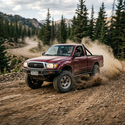 Action Shot: Toyota Tacoma Driving Fast
