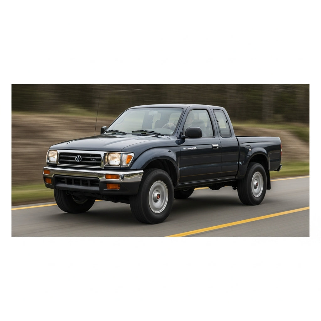 Action Shot: Toyota Tacoma Driving Fast