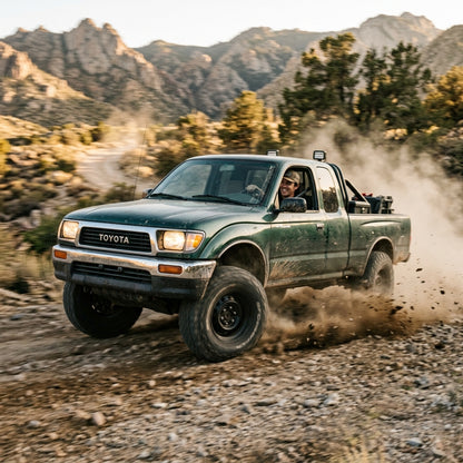 Action Shot: Toyota Tacoma Driving Fast