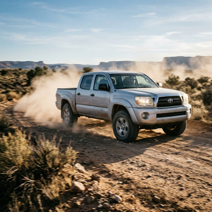 Action Shot: Toyota Tacoma Driving Fast
