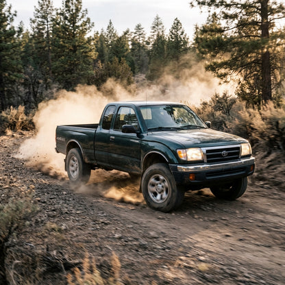 Action Shot: Toyota Tacoma Driving Fast