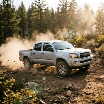 Action Shot: Toyota Tacoma Driving Fast