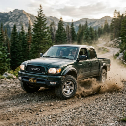 Action Shot: Toyota Tacoma Driving Fast