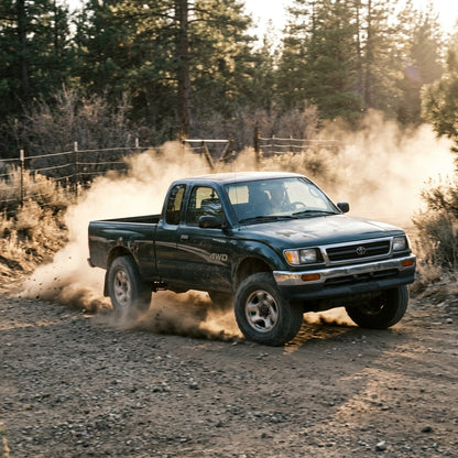 Action Shot: Toyota Tacoma Driving Fast