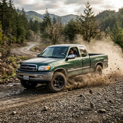 Action Shot: Toyota Tundra Driving Fast