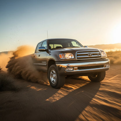 Action Shot: Toyota Tundra Driving Fast