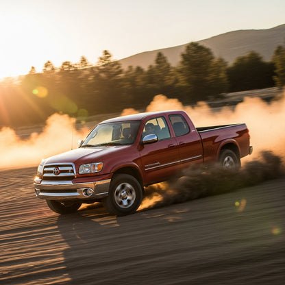 Action Shot: Toyota Tundra Driving Fast