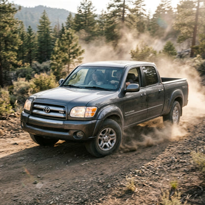Action Shot: Toyota Tundra Driving Fast