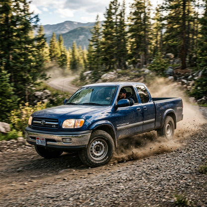 Action Shot: Toyota Tundra Driving Fast