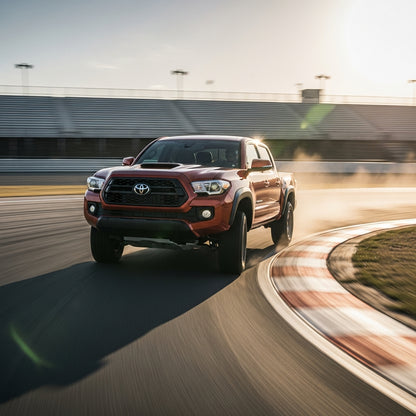 Action Shot: Toyota  Tacoma  Driving Fast