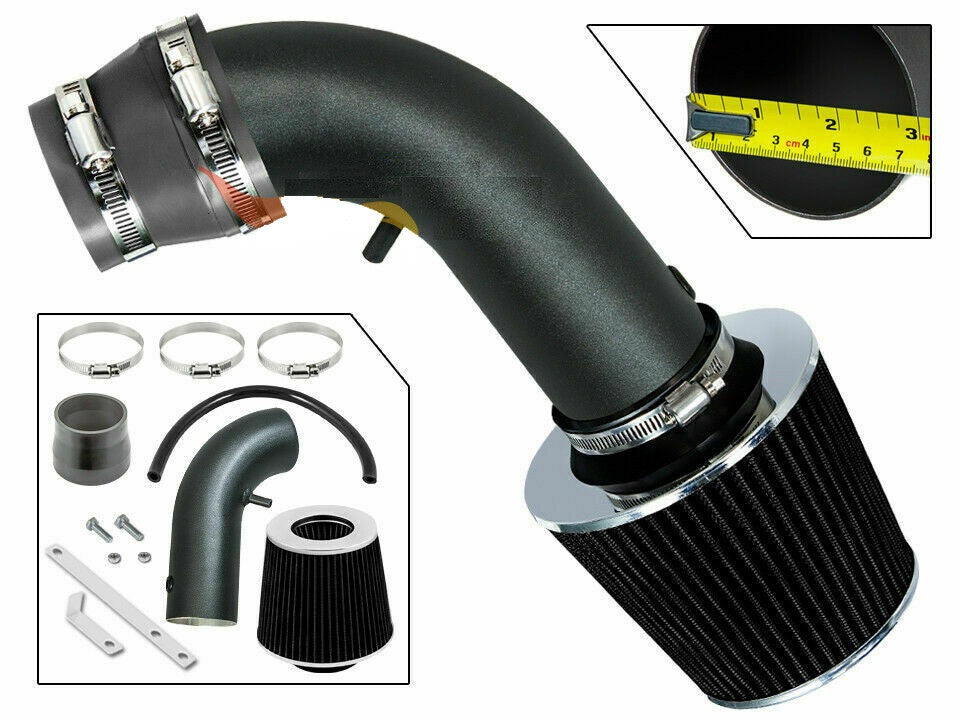 Performance Air Intake For Toyota Celica (1990-1999) with 1.6L 1.8L 2.2L L4 Engines Black