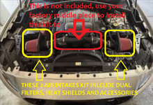 Cold Air Dual Filters Kit for JAGUAR F-Pace ( 2017-2021) V6 3.0 Supercharged Engine