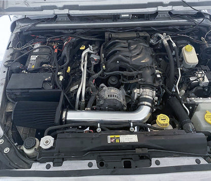 Cold Air Intake For Jeep Wrangler Rubicon (2012-2018) with 3.6L V6 Engine Black