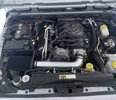 Cold Air Intake For Jeep Wrangler Rubicon (2012-2018) with 3.6L V6 Engine Black Default Title