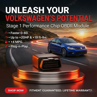 Stage 1 Performance Chip for Volkswagen - Boost HP & Torque | OBD2 Plug & Play Module