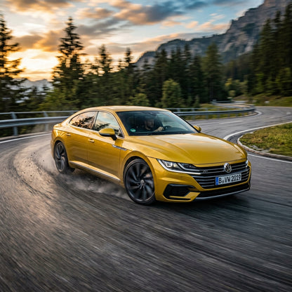 Action Shot: Volkswagen Arteon Driving Fast