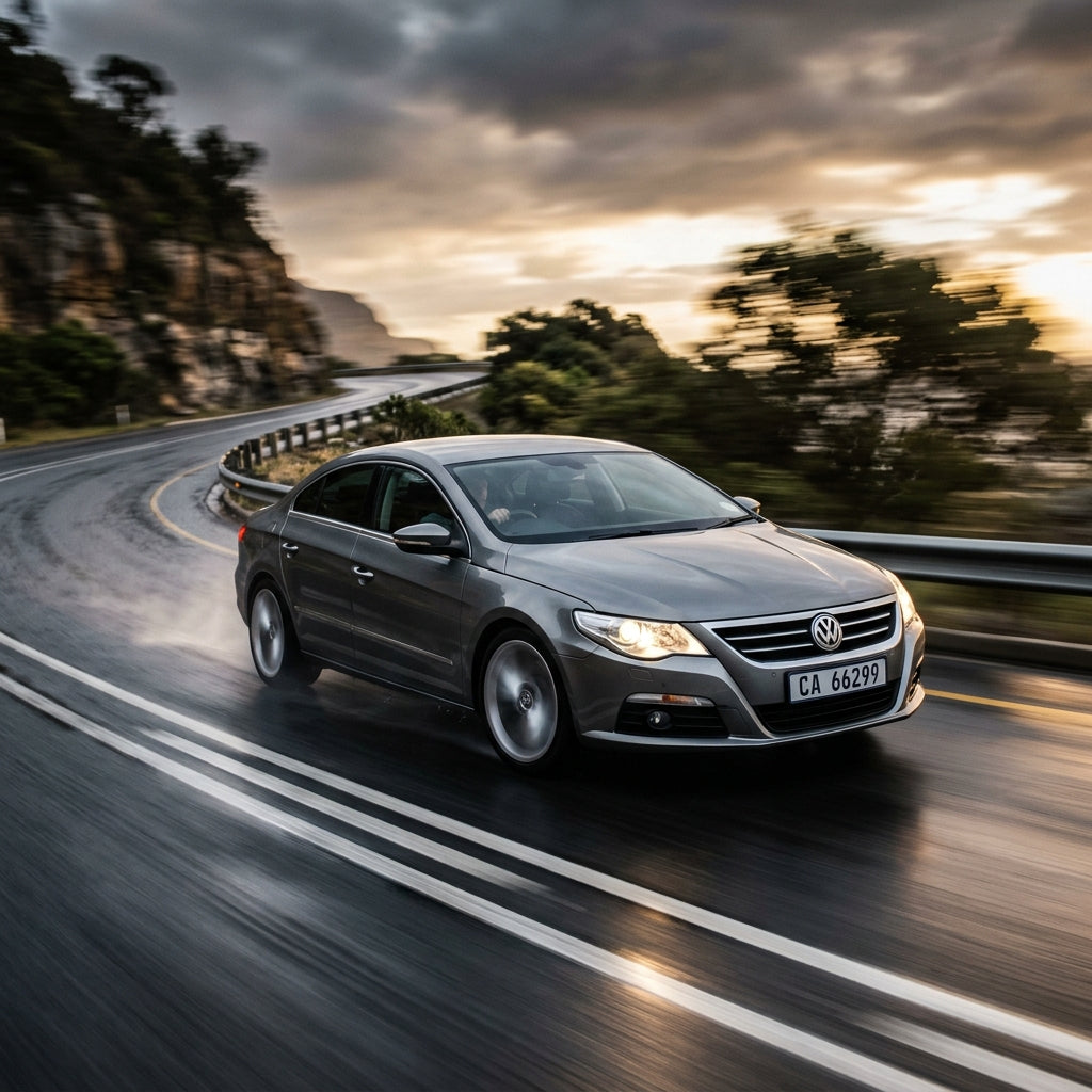 Action Shot: Volkswagen CC Driving Fast