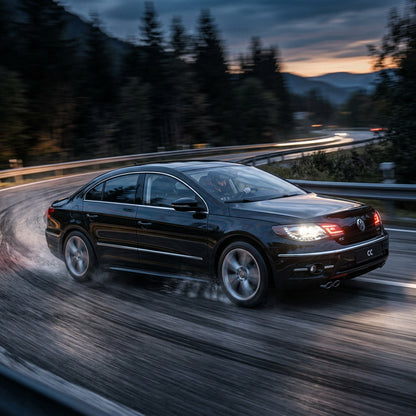 Action Shot: Volkswagen CC Driving Fast