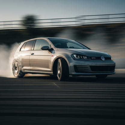 Action Shot: Volkswagen Golf GTI Driving Fast