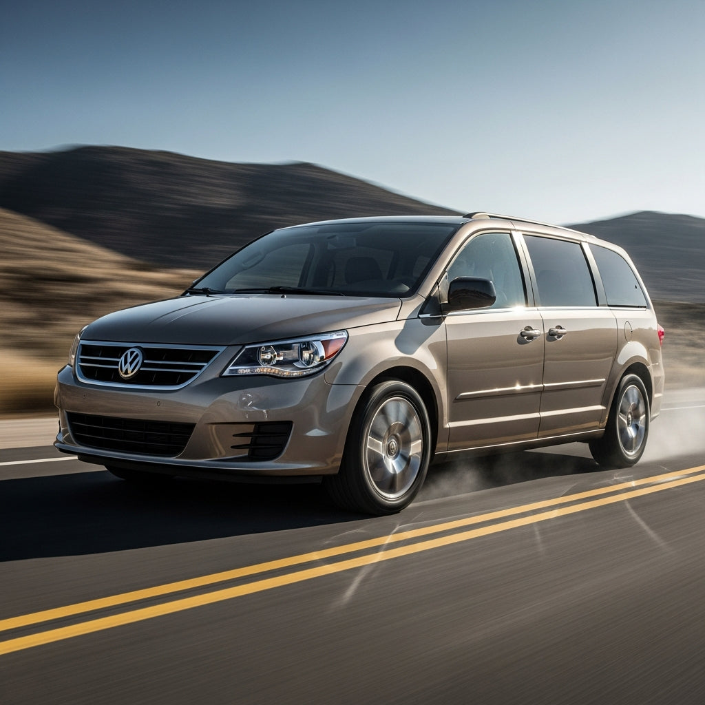 Action Shot: Volkswagen Routan Driving Fast