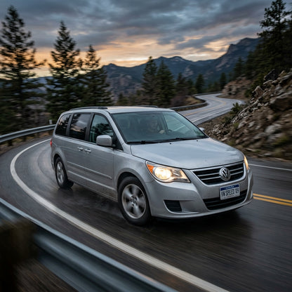 Action Shot: Volkswagen Routan Driving Fast