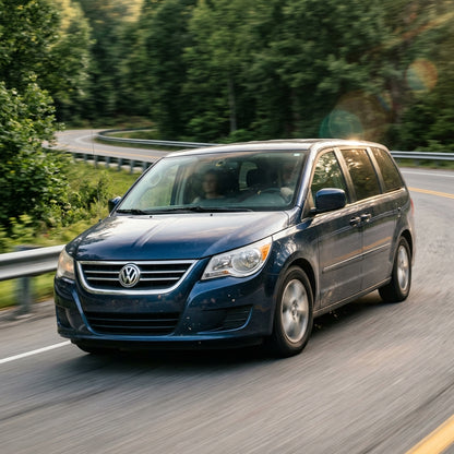 Action Shot: Volkswagen Routan Driving Fast