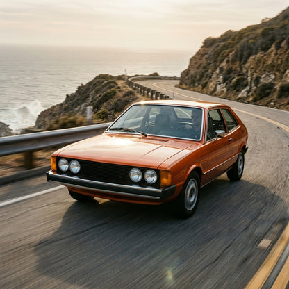 Action Shot: Volkswagen Scirocco Driving Fast