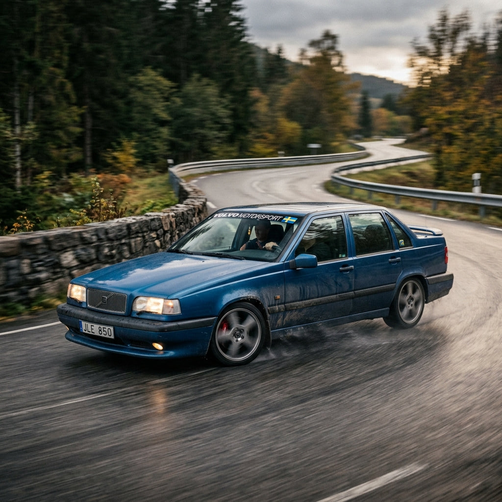 Action Shot: Volvo 850,S70 Driving Fast