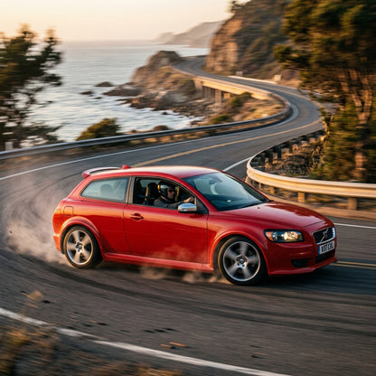 Action Shot: Volvo C30 Driving Fast