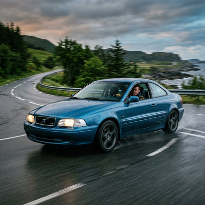 Action Shot: Volvo C70 Driving Fast