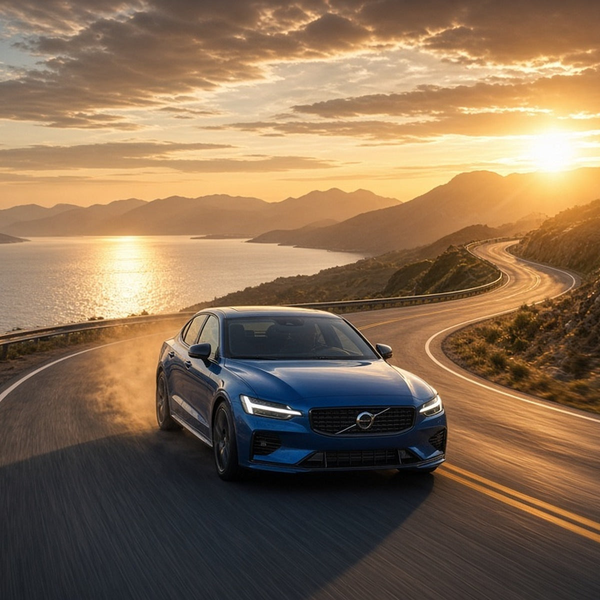 Stage 2 AI Performance Chip Module OBD2 for Volvo – Adaptive Power & Fuel Efficiency - Volvo S60 driving fast