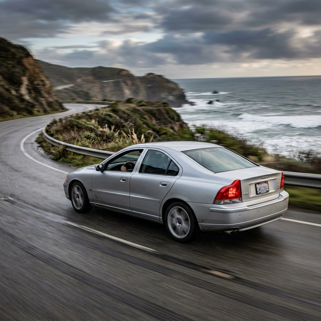 Action Shot: Volvo S60 Driving Fast