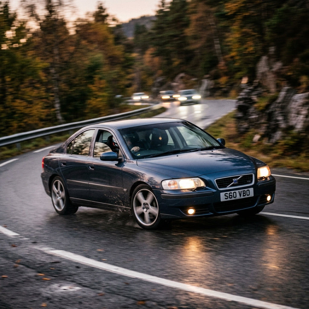 Action Shot: Volvo S60 Driving Fast