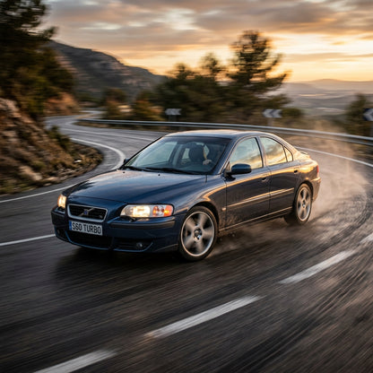 Action Shot: Volvo S60 Driving Fast