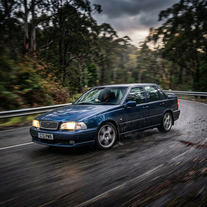 Action Shot: Volvo S70 Driving Fast