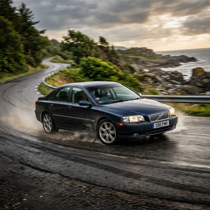 Action Shot: Volvo S80 Driving Fast