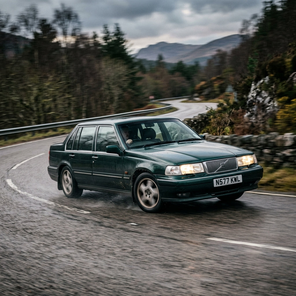 Action Shot: Volvo S90 Driving Fast