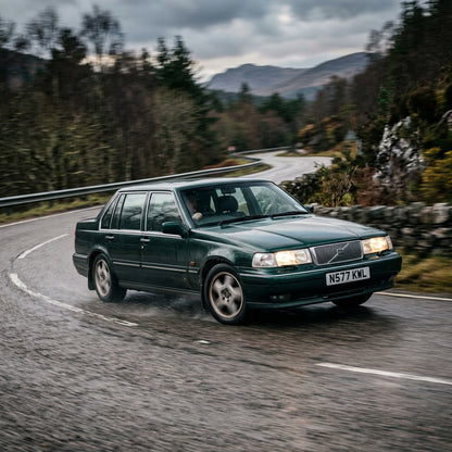 Action Shot: Volvo S90 Driving Fast