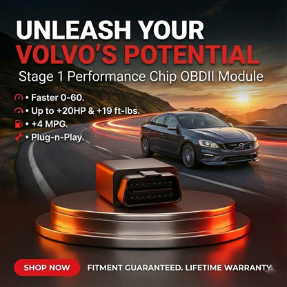 Stage 1 Performance Chip for Volvo - Boost HP & Torque | OBD2 Plug & Play Module