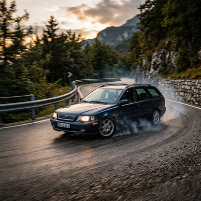 Action Shot: Volvo V40 Driving Fast