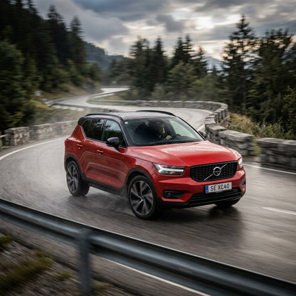 Action Shot: Volvo XC40 Driving Fast