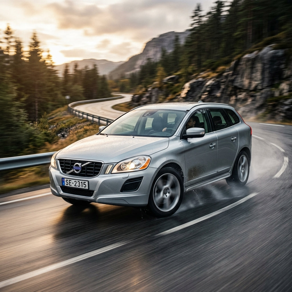 Action Shot: Volvo XC60 Driving Fast