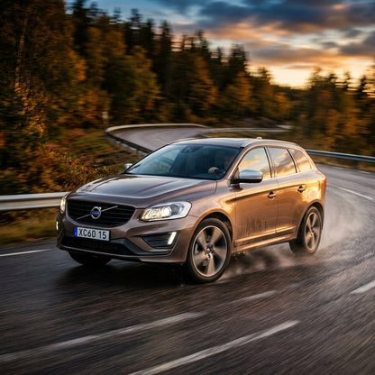 Action Shot: Volvo XC60 Driving Fast